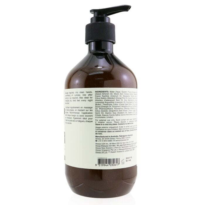 Aesop Resurrection Aromatique Hand Balm 500ml