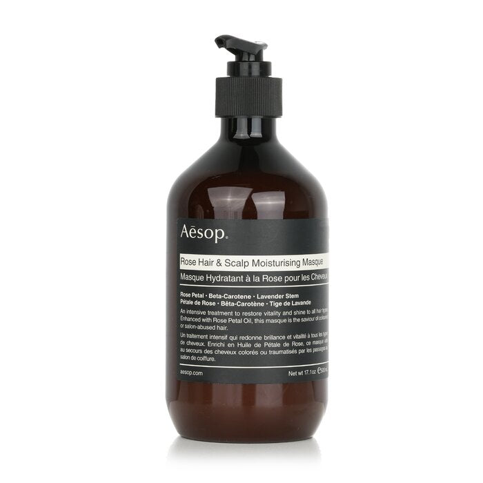 Aesop Masque Hydratant pour Cheveux et Cuir Chevelu Rose (Pour Tous Types de Cheveux) 500ml/17.64oz