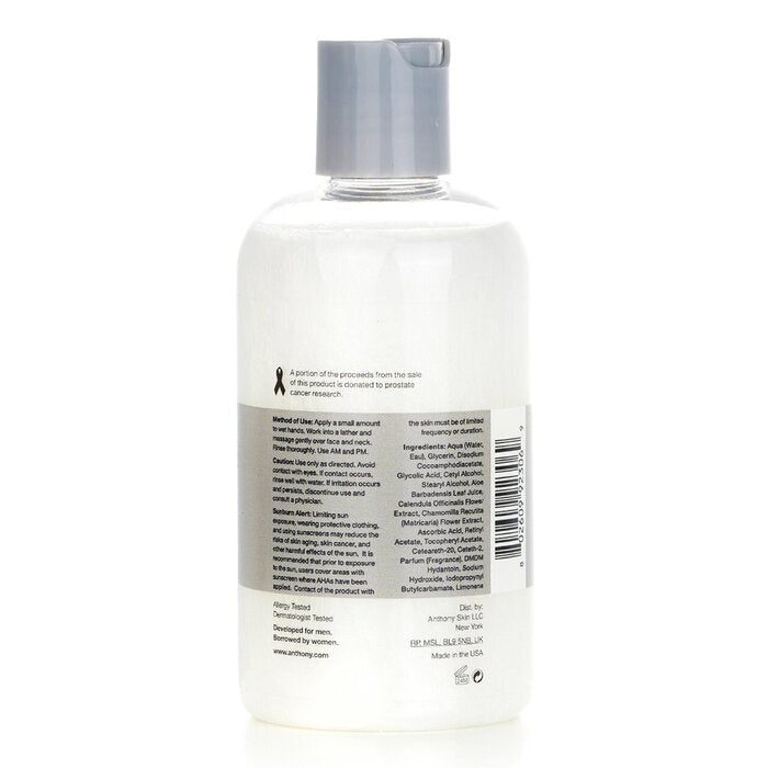 Anthony Logistics For Men Glycolic Facial Cleanser - For Normal/ Oily Skin 237ml
