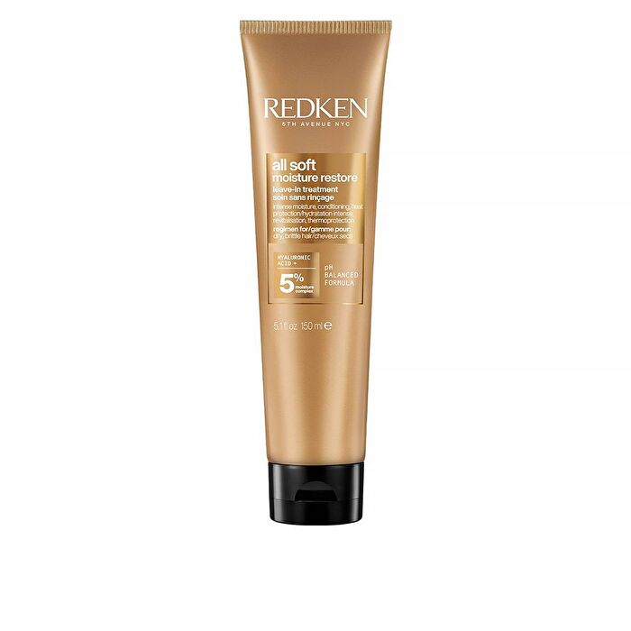 Redken All Soft Moisture Restore Leave In Treatment 5% Hyaluronic 150ml