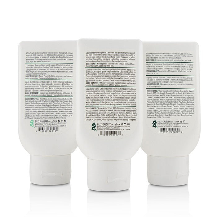 Face3Some Kit: Face Moisturizer + Exfoliating Facial Cleanser + Gentle Daily Facial Cleanser 3pcs 88ml