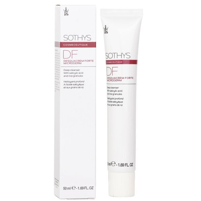 Sothys Cosmeceutique DF Desquacrem Forte Microderm Deep Cleanser - With Salicylic Acid & Rice Granules 50ml
