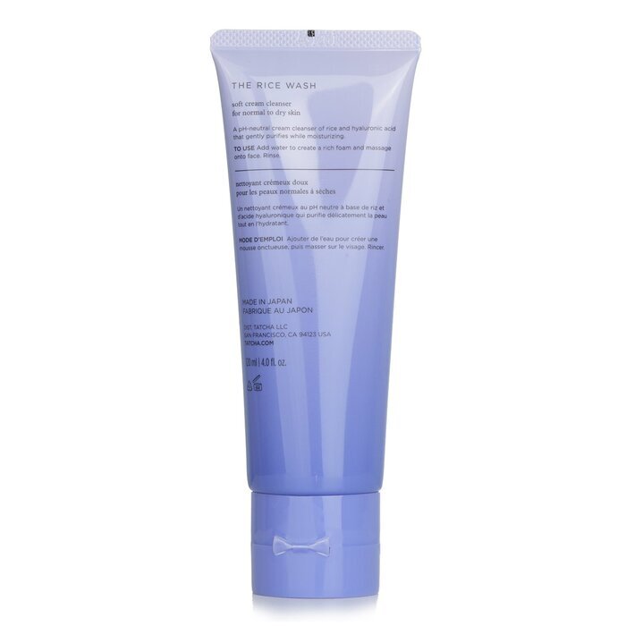 Tatcha The Rice Wash - Soft Cream Cleanser (For Normal To Dry Skin) 120ml