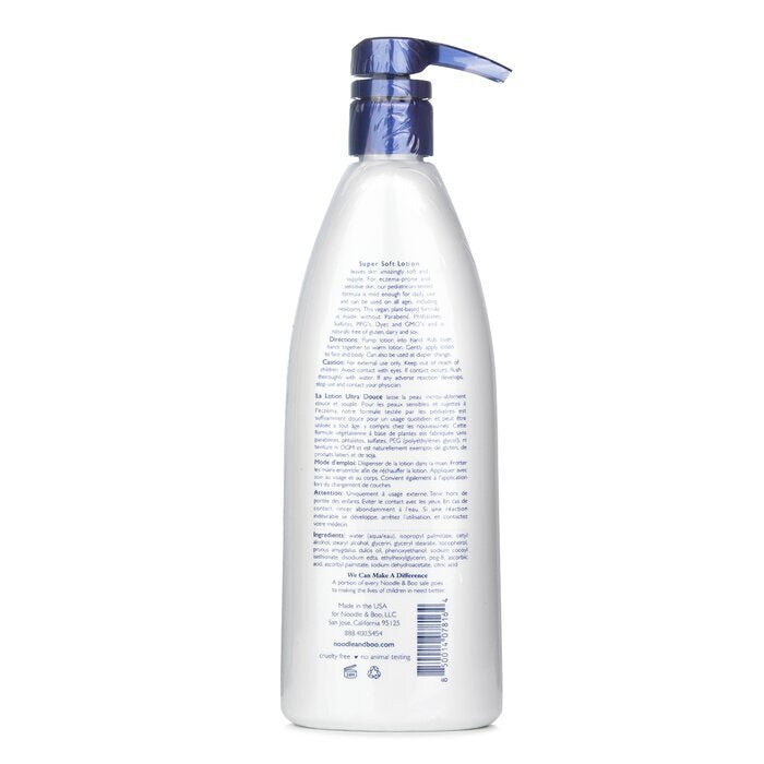 Noodle & Boo Super Soft Lotion - Fragrance Free - For Face & Body  (Dermatologist-Tested & Hypoallergenic) 473ml