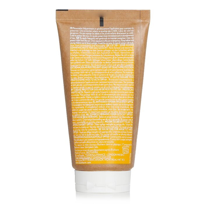 Biotherm Waterlover Face Sunscreen SPF 50 50ml