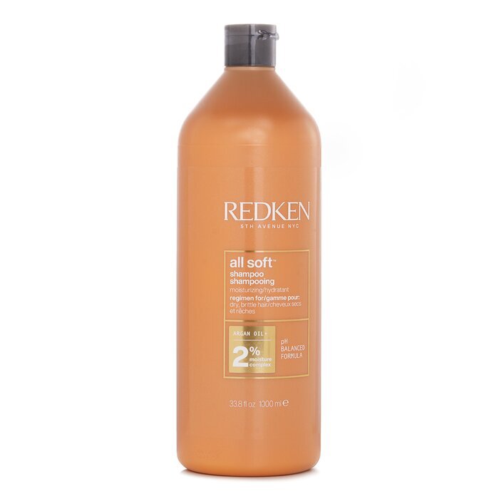 Redken All Soft Shampoo (For Dry/ Brittle Hair) 1000ml