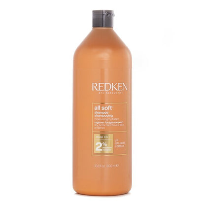 Redken All Soft Shampoo (For Dry/ Brittle Hair) 1000ml
