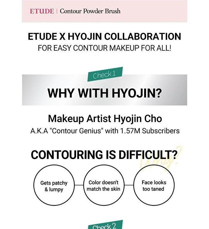 Etude House Contour Powder Brush -  03 Eye 1pc