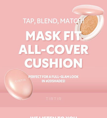 TIRTIR Mask Fit All-Cover Cushion -  21N Ivory 18g