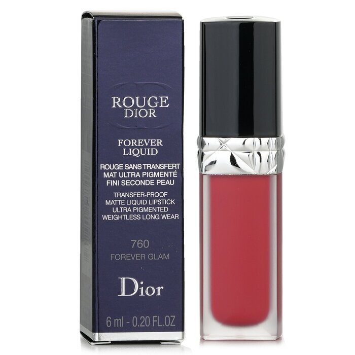 Christian Dior Rouge Dior Forever Matte Liquid Lipstick -  760 Forever Glam 6ml