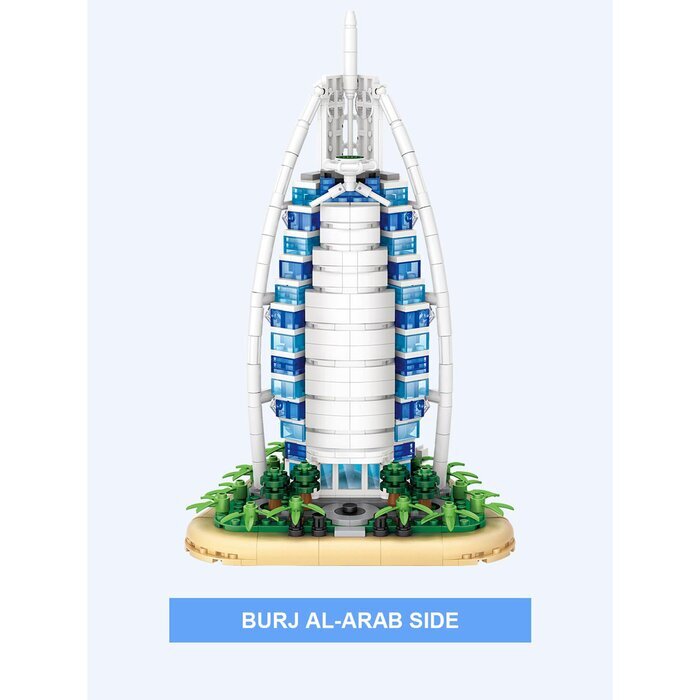 LOZ Architecture Series - Sailing Hotel Building Bricks Set 42 x 30 x 5 cm