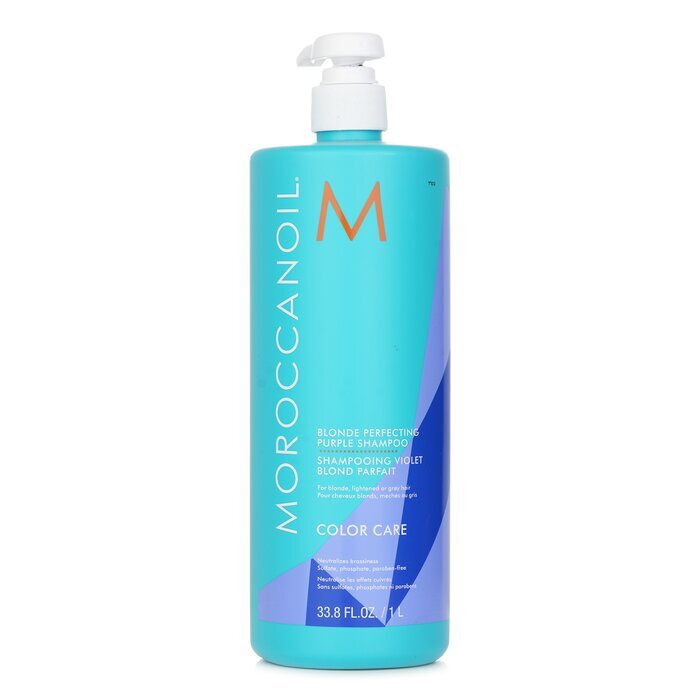 Moroccanoil Blonde Perfecting Purple Shampoo (For Blonde, Lightened Or Grey Hair) 1000ml