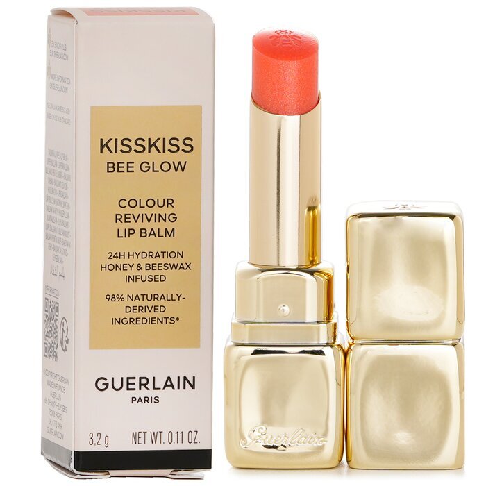 Guerlain KissKiss Bee Glow Lip Balm - 389 Pearly Peach 3.2g