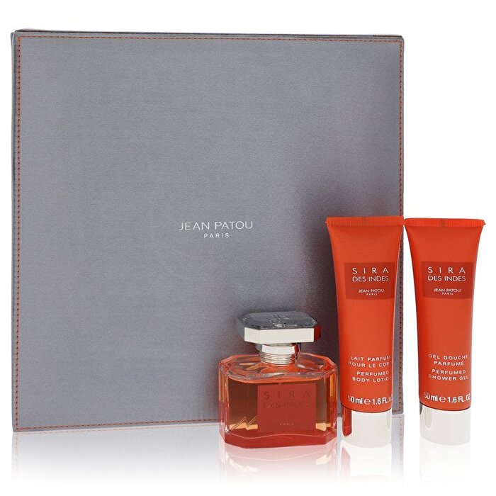 Jean Patou Sira Des Indes Gift Set - Eau De Parfum Spray + Body Lotion + Shower Gel