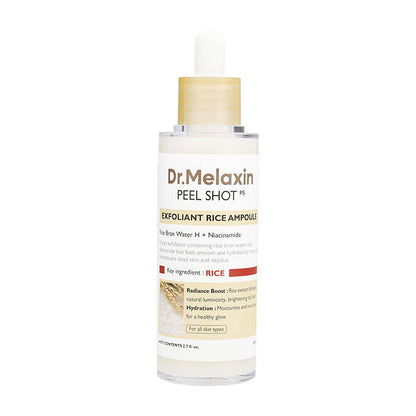 Dr. Melaxin Peel Shot Exfoliant Rice Ampoule 80ml
