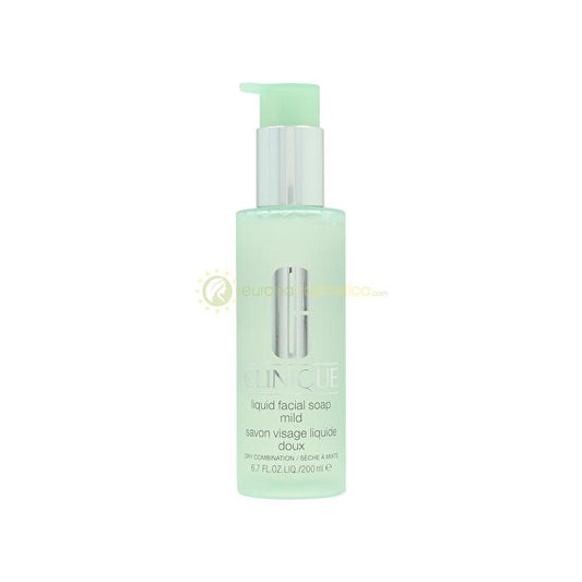 Clinique Liquid Facial Soap - Mild Dry Combination - All About Clean 200ml