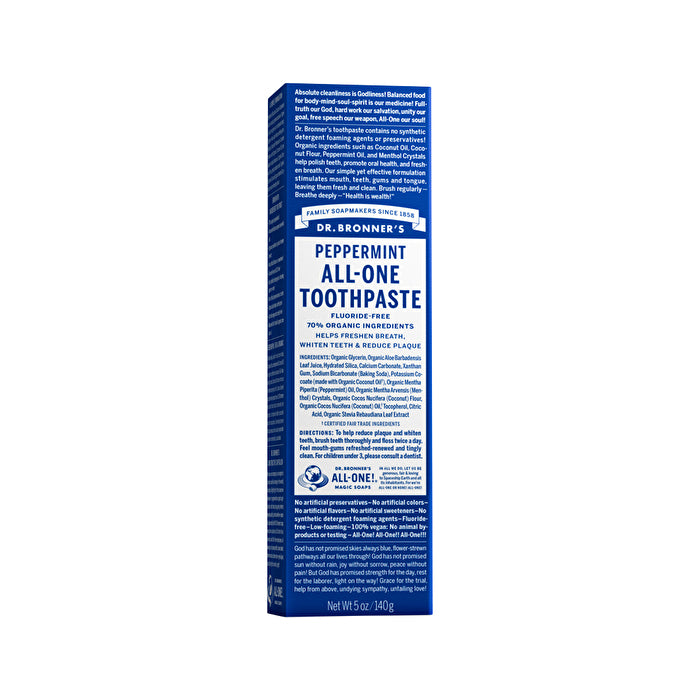 Dr. Bronners Toothpaste (all-one) Peppermint 140g